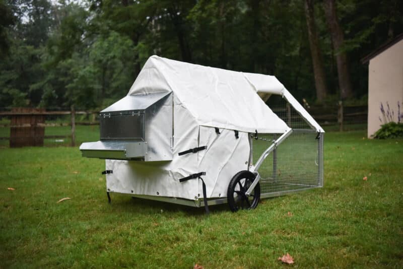 4x6 Mobile Coop For 10 Hens