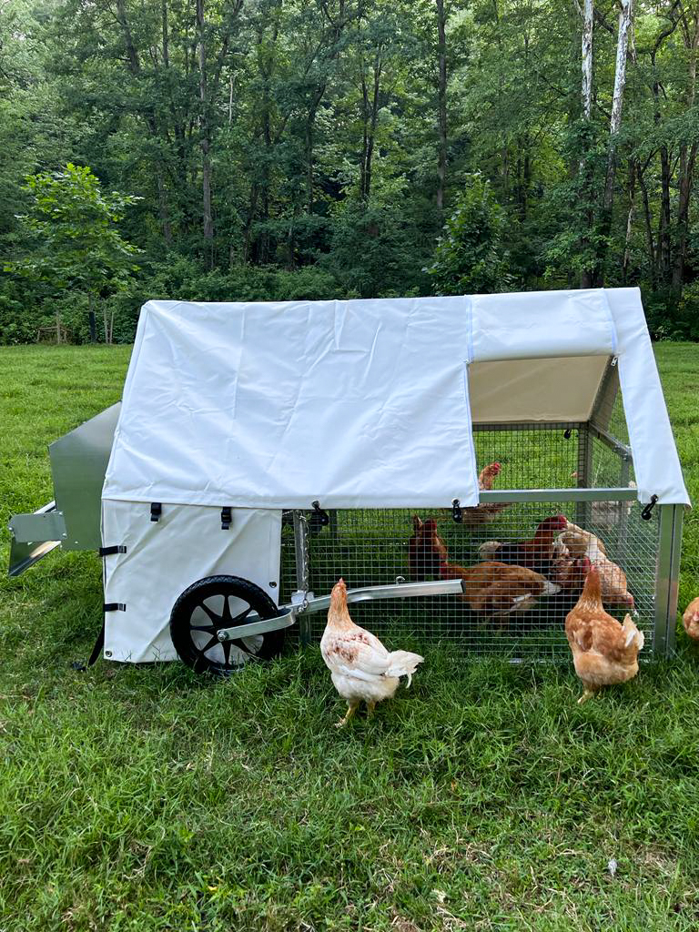 Our Mobile Chicken Coop Tractor - Artful Homemaking