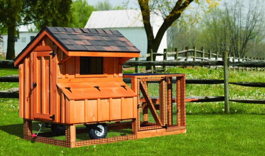 Stained Tractor Coop In Florida