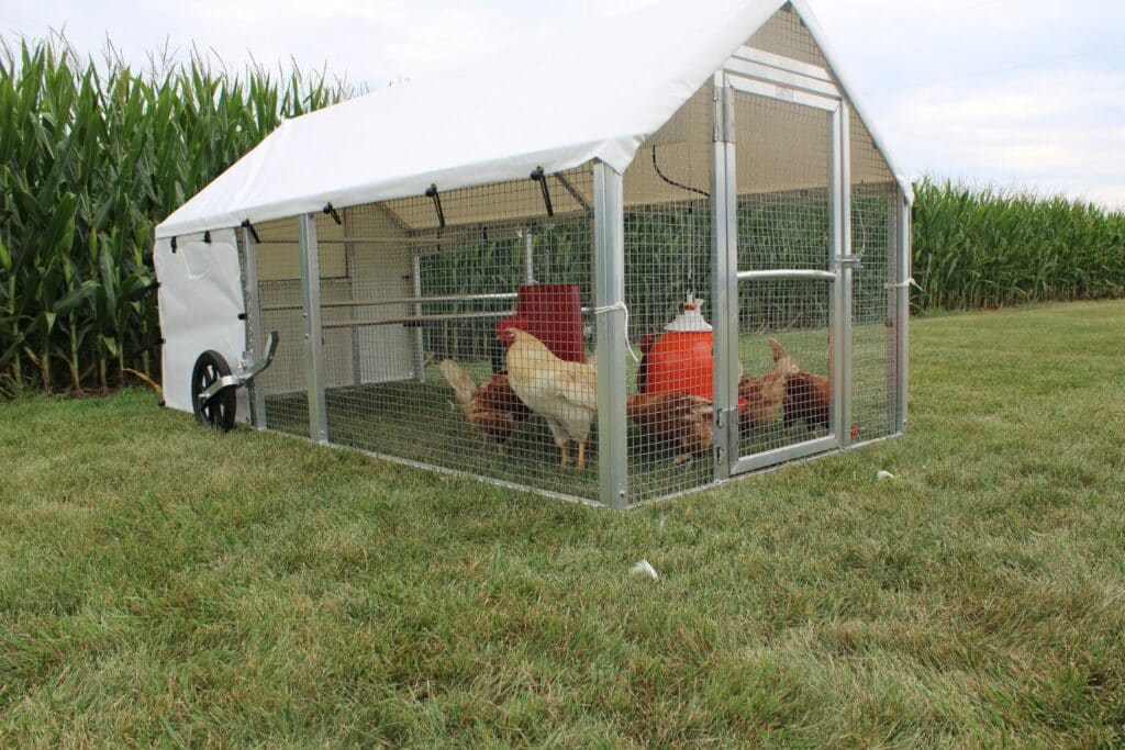 5x10 Aluminum Chicken Coops