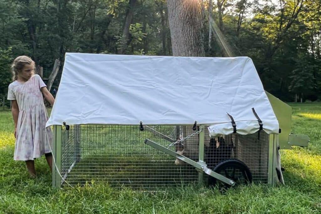 Easy Mobility For A Frame Mobile Chicken Coops