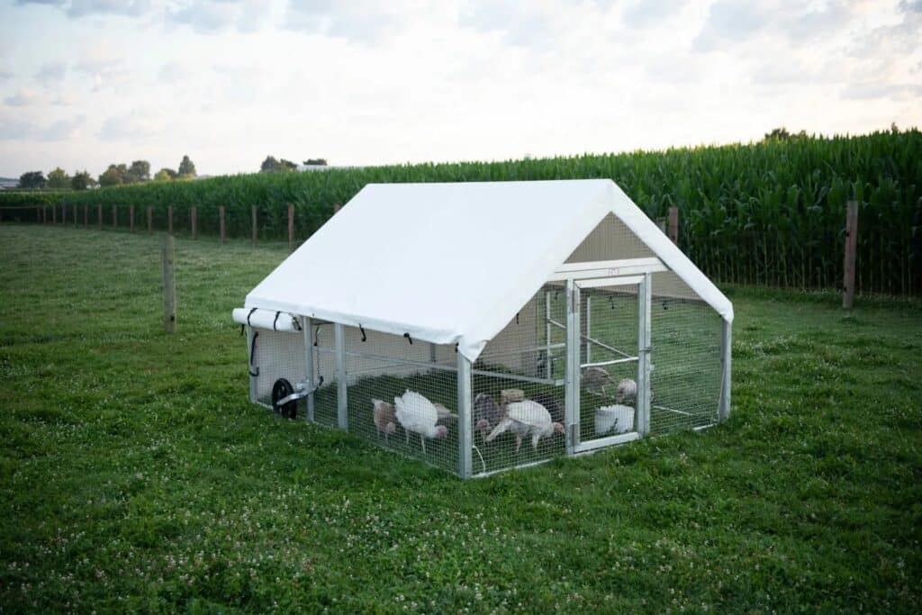 Aframe Turkey Mobile Coops In Illinois