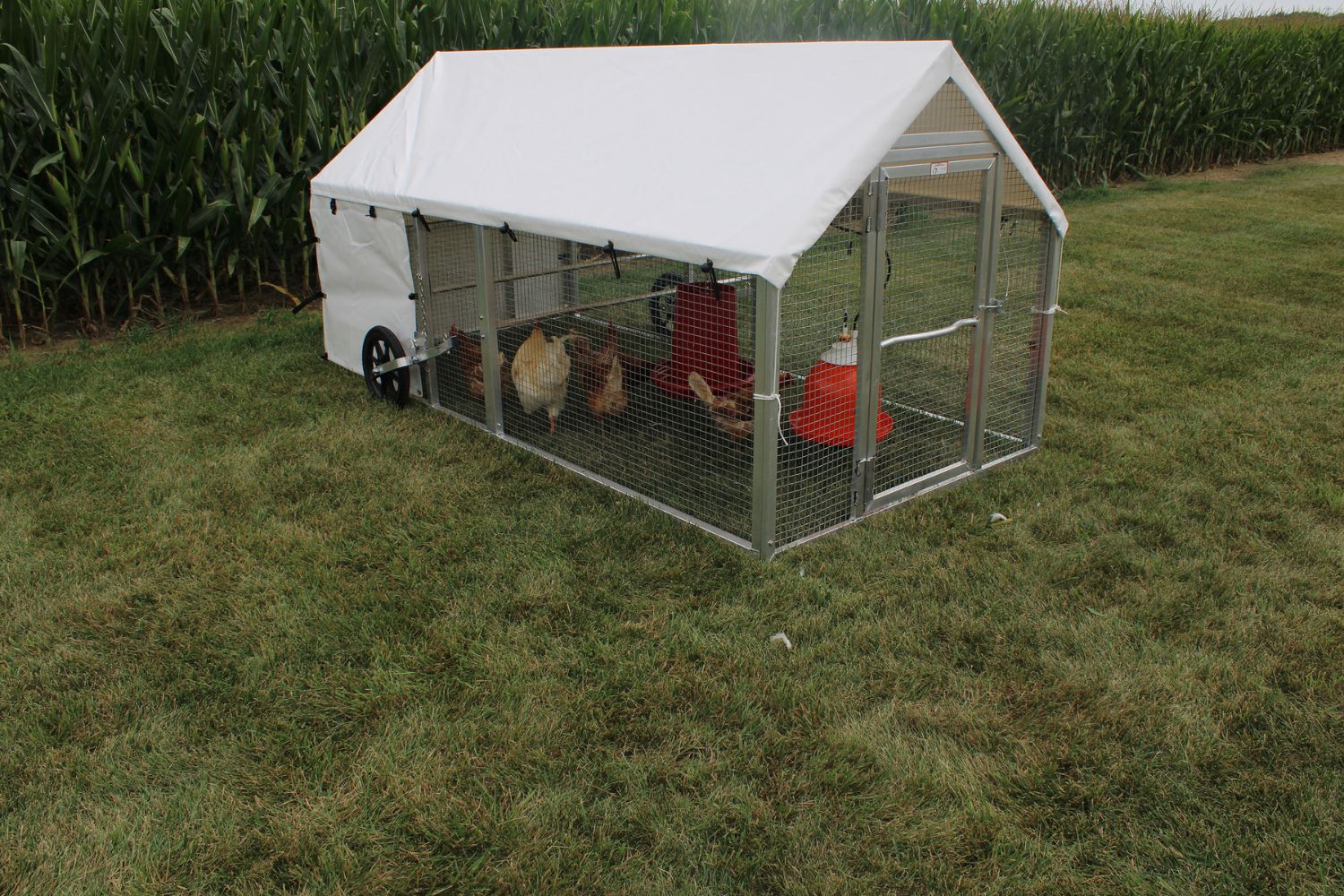 Aluminum Chicken Mobile Coops In Michigan