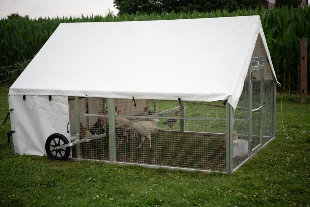 Aluminum Turkey Mobile Coops In MI