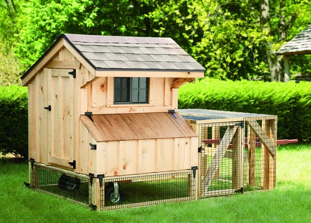 Chicken Tractor Coop For 8 Ducks In Wisconsin