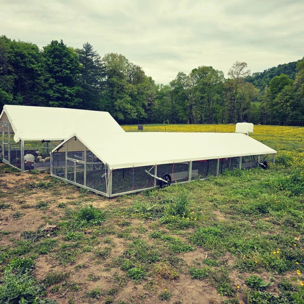 Durable 9x24 Mobile Broiler Coops In Johnson City TN