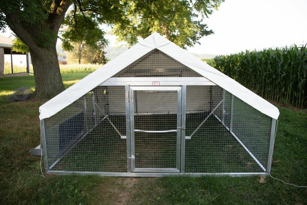 mobile broiler chicken coops in Idaho