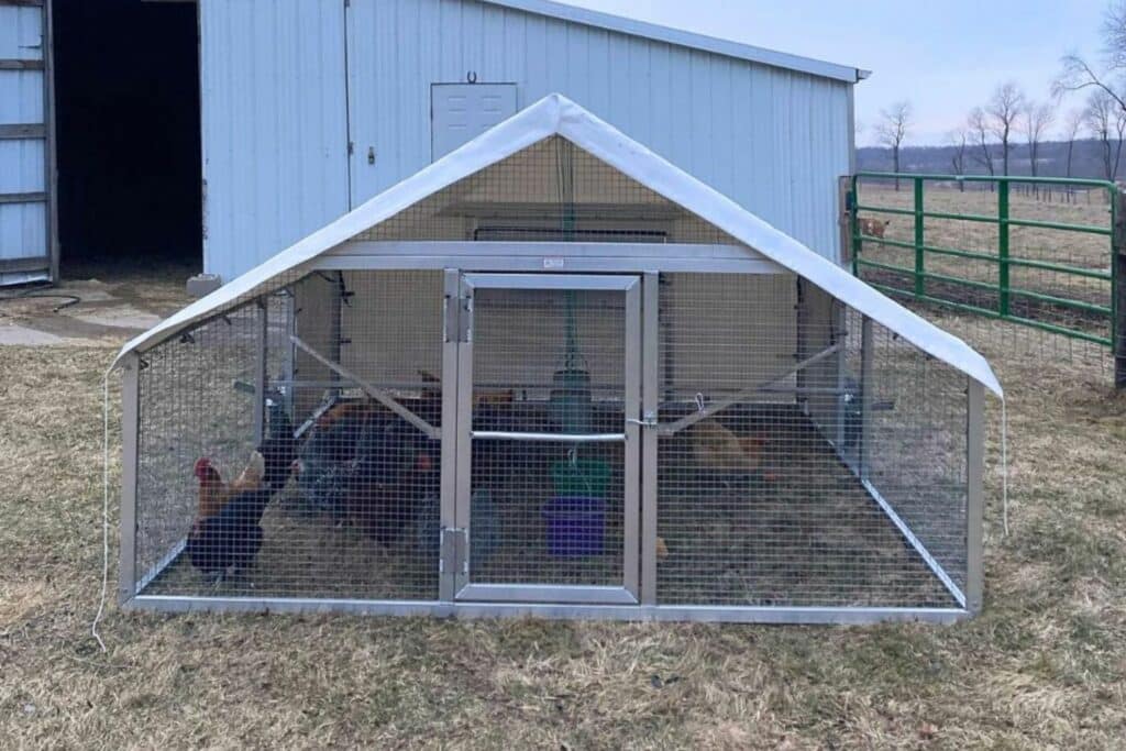 moveable chicken coops in Iowa