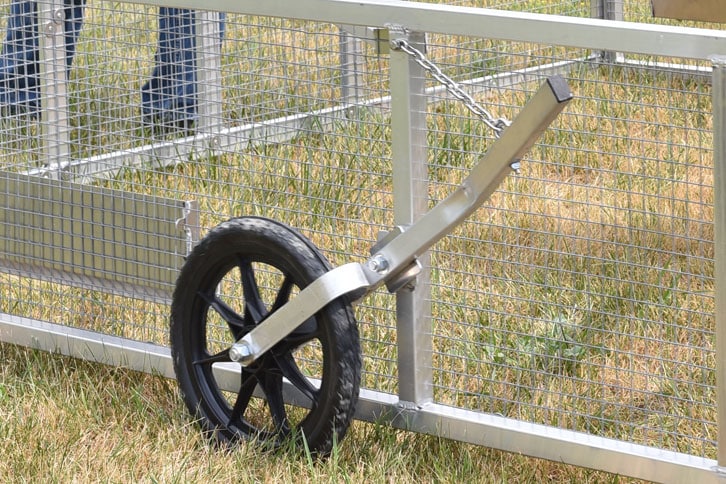 mobile chicken coops wheel kits