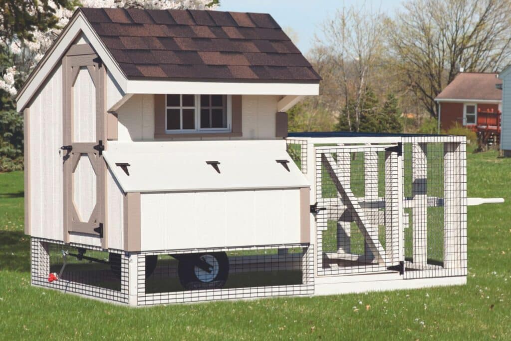 wooden tractor chicken coops in kansas