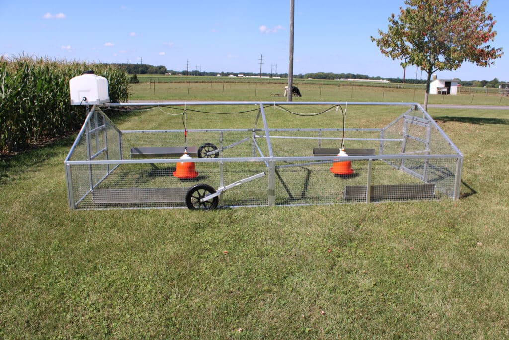 Tractor and mobile Chicken Coops in North Dakota