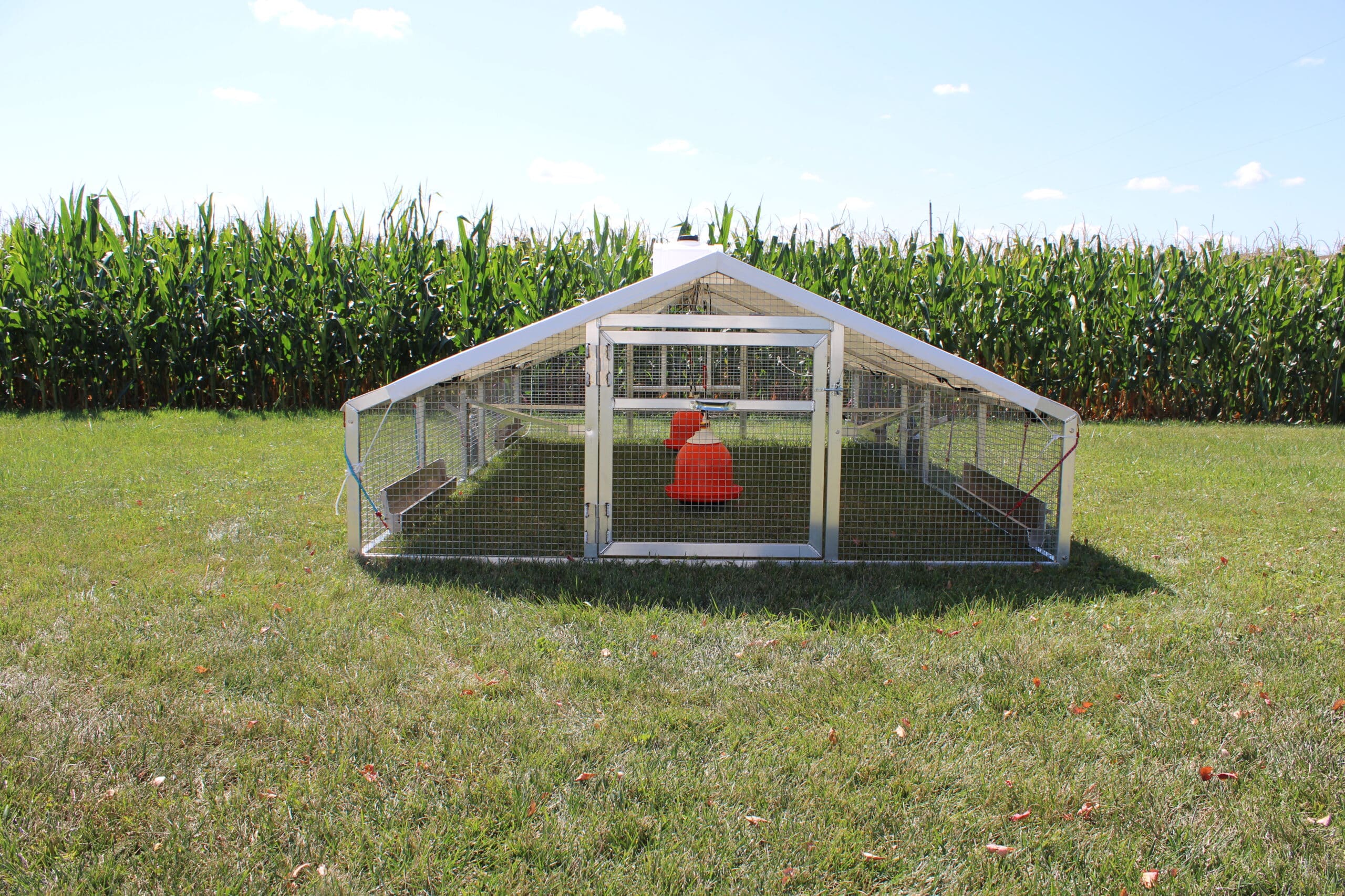 aluminum mobile broiler chicken coops in OK