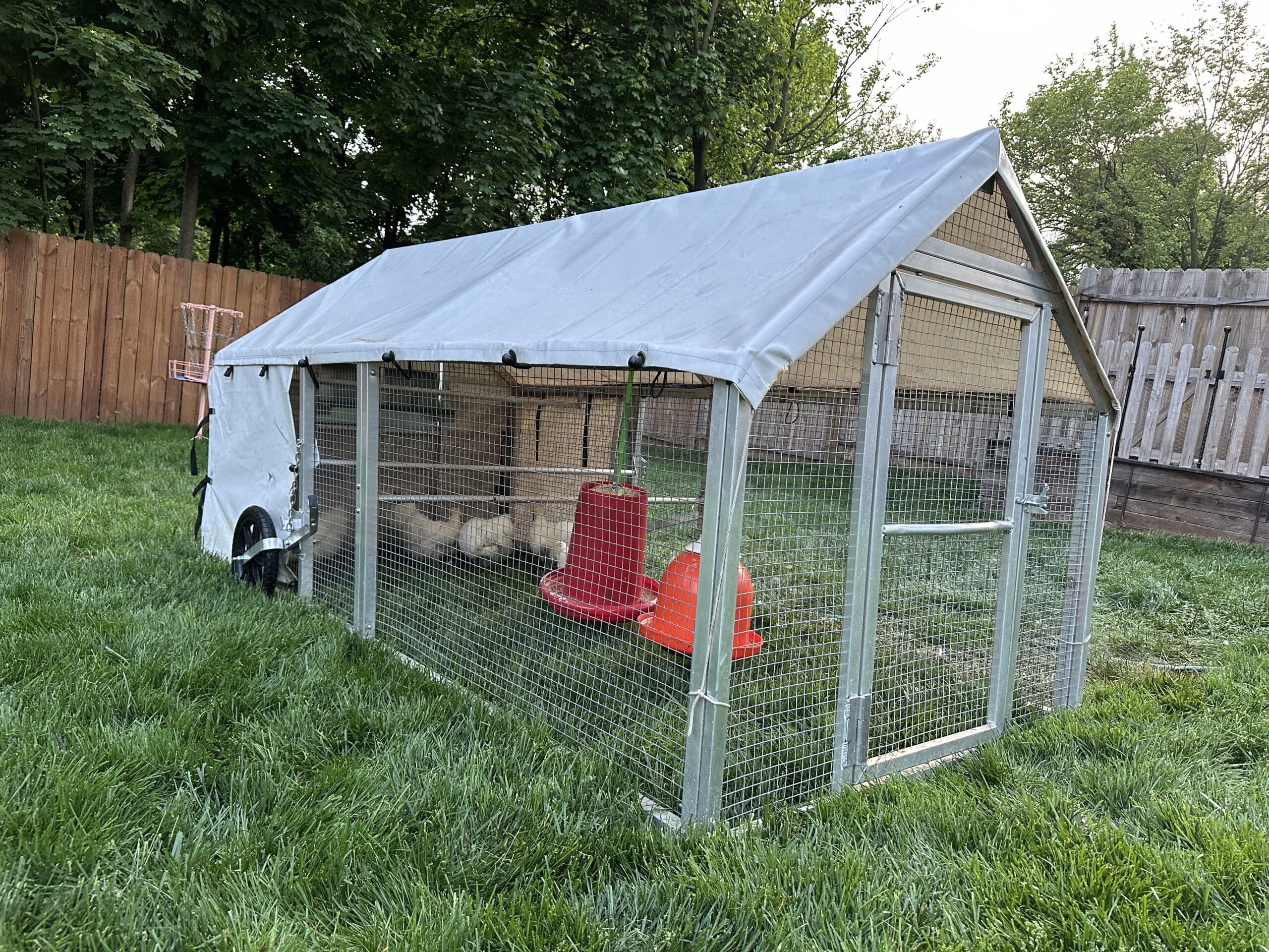 5x10 Mobile Chicken Coops in Lancaster PA