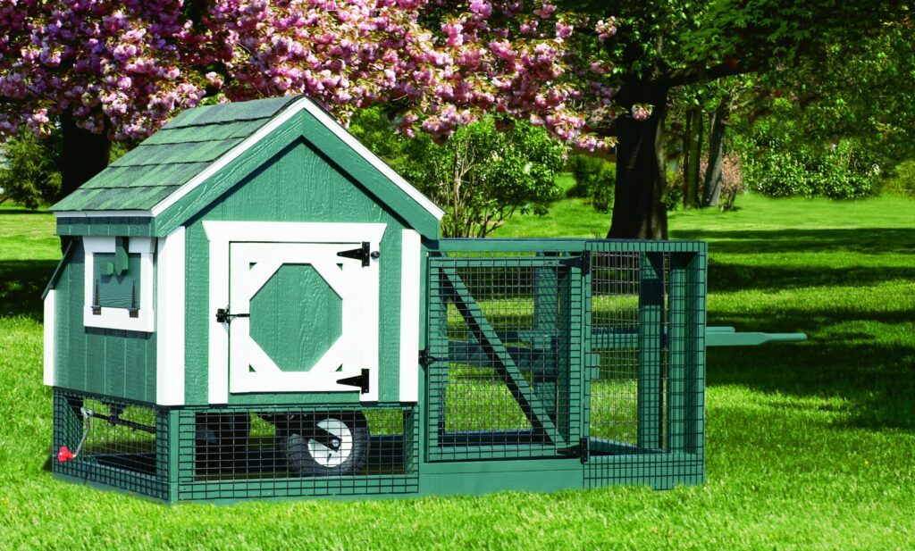 green portable tractor coop for chickens for sale in washington