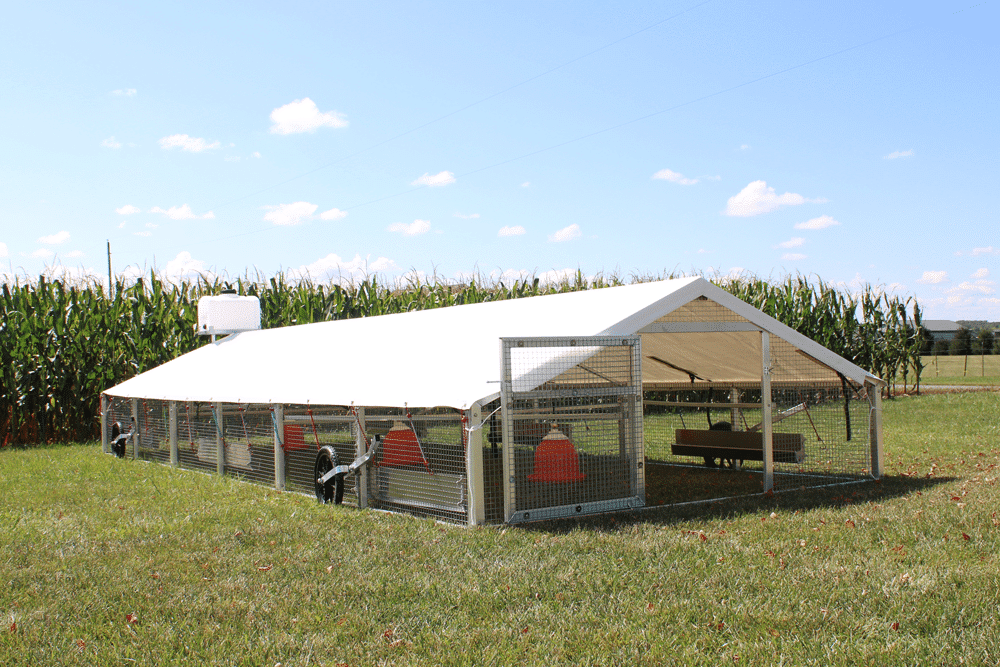 chicken coop with broiler portable and big for sale in vermont