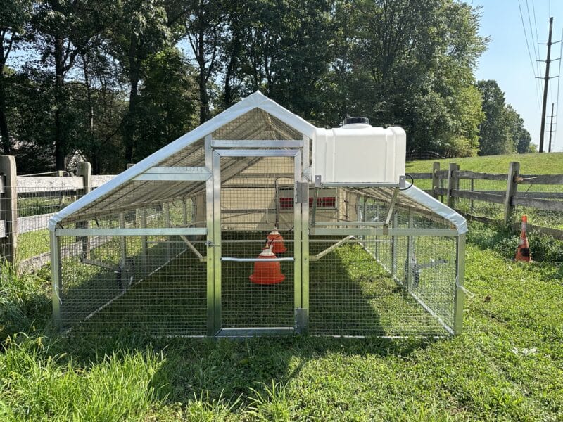 10x18 mobile chicken coop