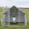 6x8 galvanized steel mobile coop