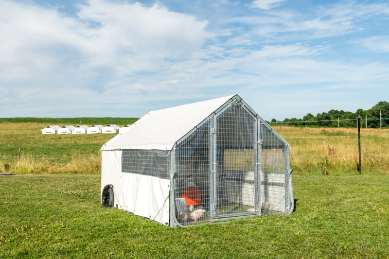 galvanized steel mobile coop for sale