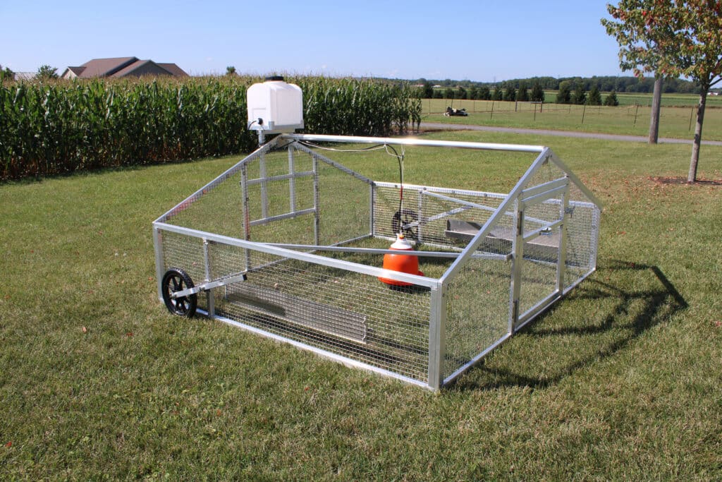 mobile broiler coops