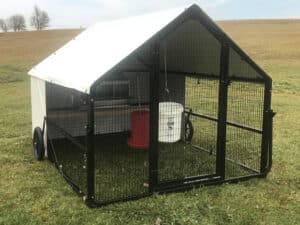 small chicken coop that moves