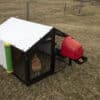 small moveable chicken coop