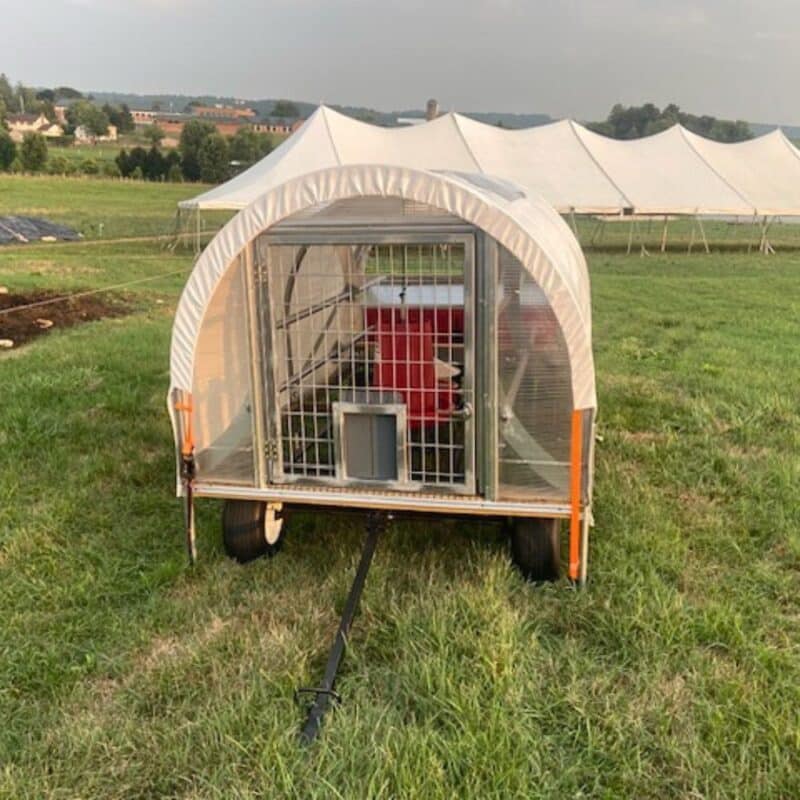 5x8 mobile free range chicken coop