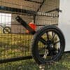 flat free wheels for steel chicken coop