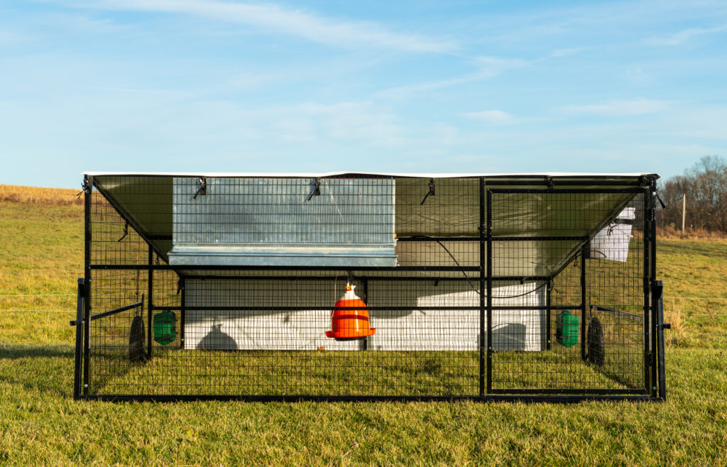 10x12 economy mobile chicken coop